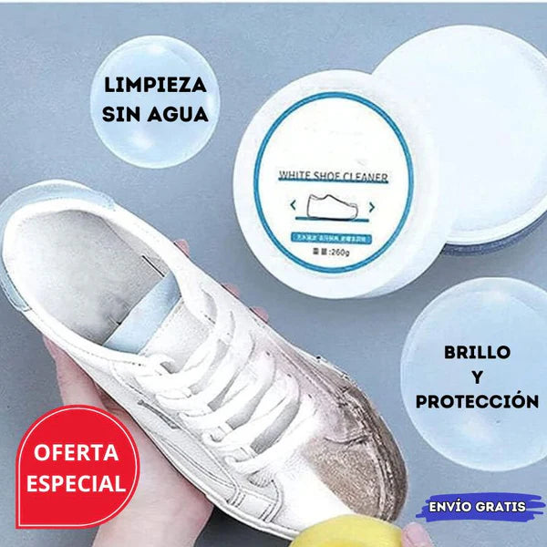 👟2X1 INSTAGLOW CREMA LIMPIADORA PARA ZAPATOS EN SECO🖌️