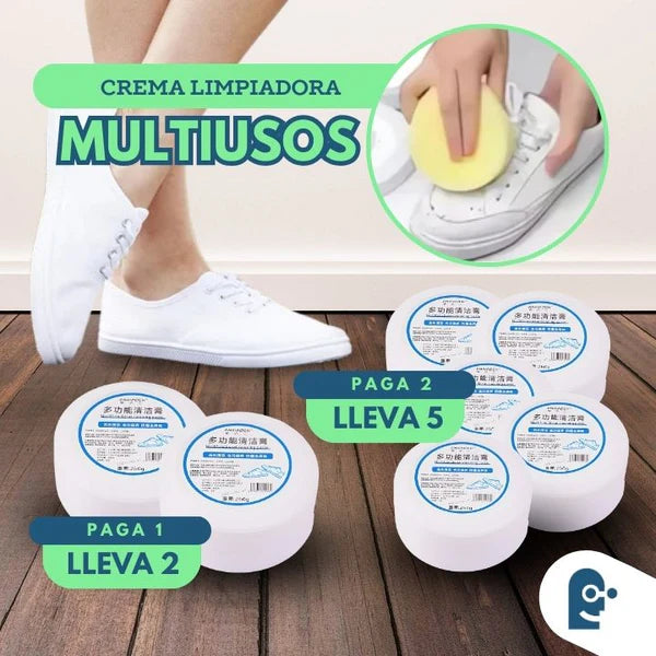 👟2X1 INSTAGLOW CREMA LIMPIADORA PARA ZAPATOS EN SECO🖌️